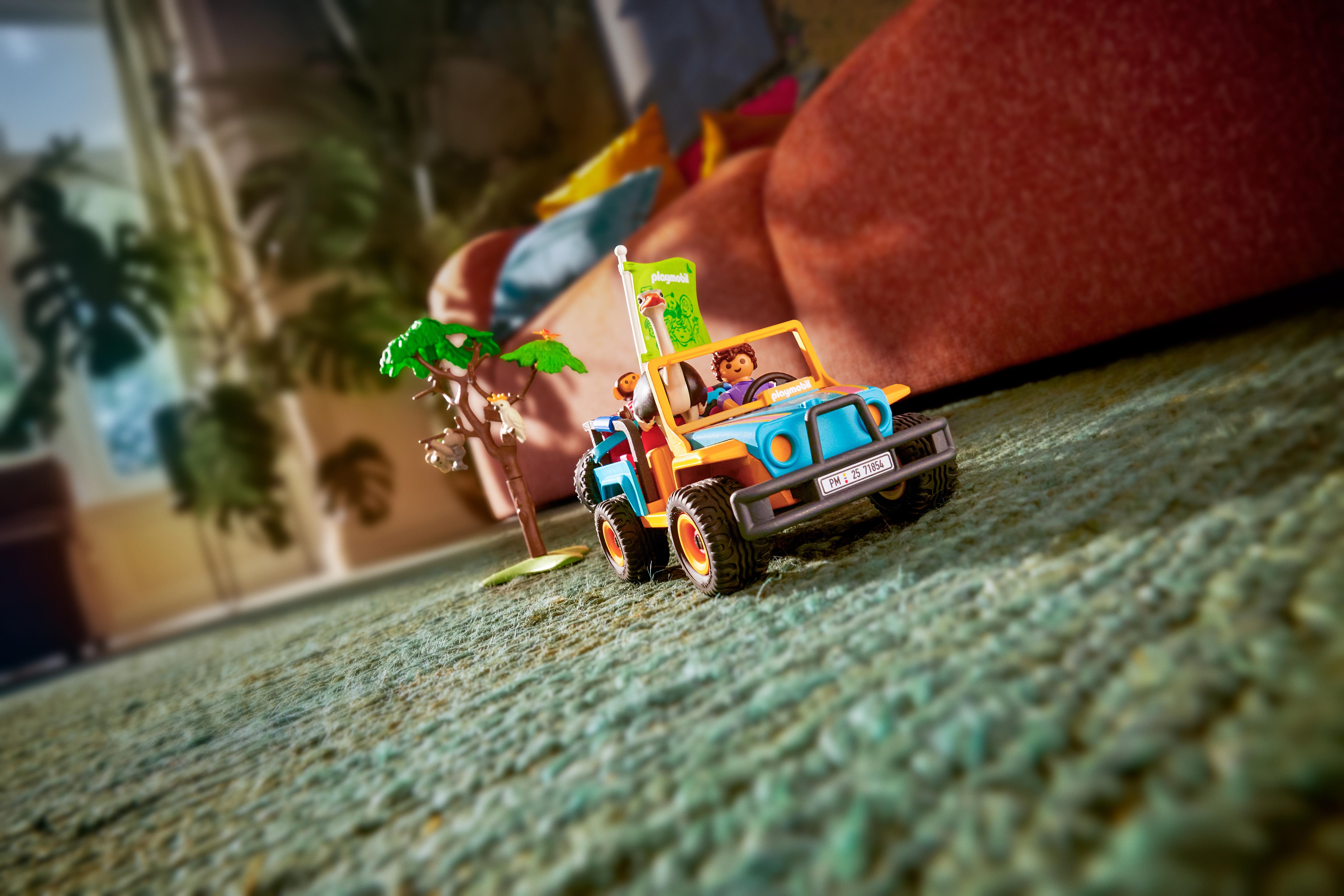 Tierische Abenteuerfahrt mit PLAYMOBIL Offroad Auto